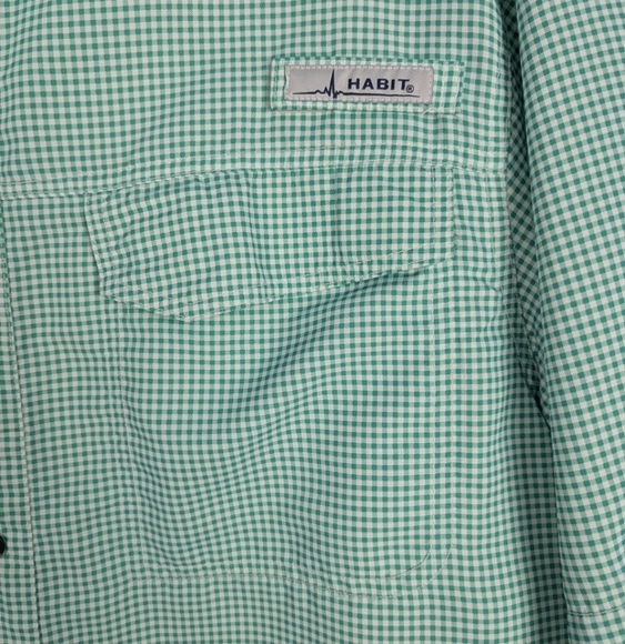 Habit size large outdoorsman button down shirt like new - Picture 6 of 12